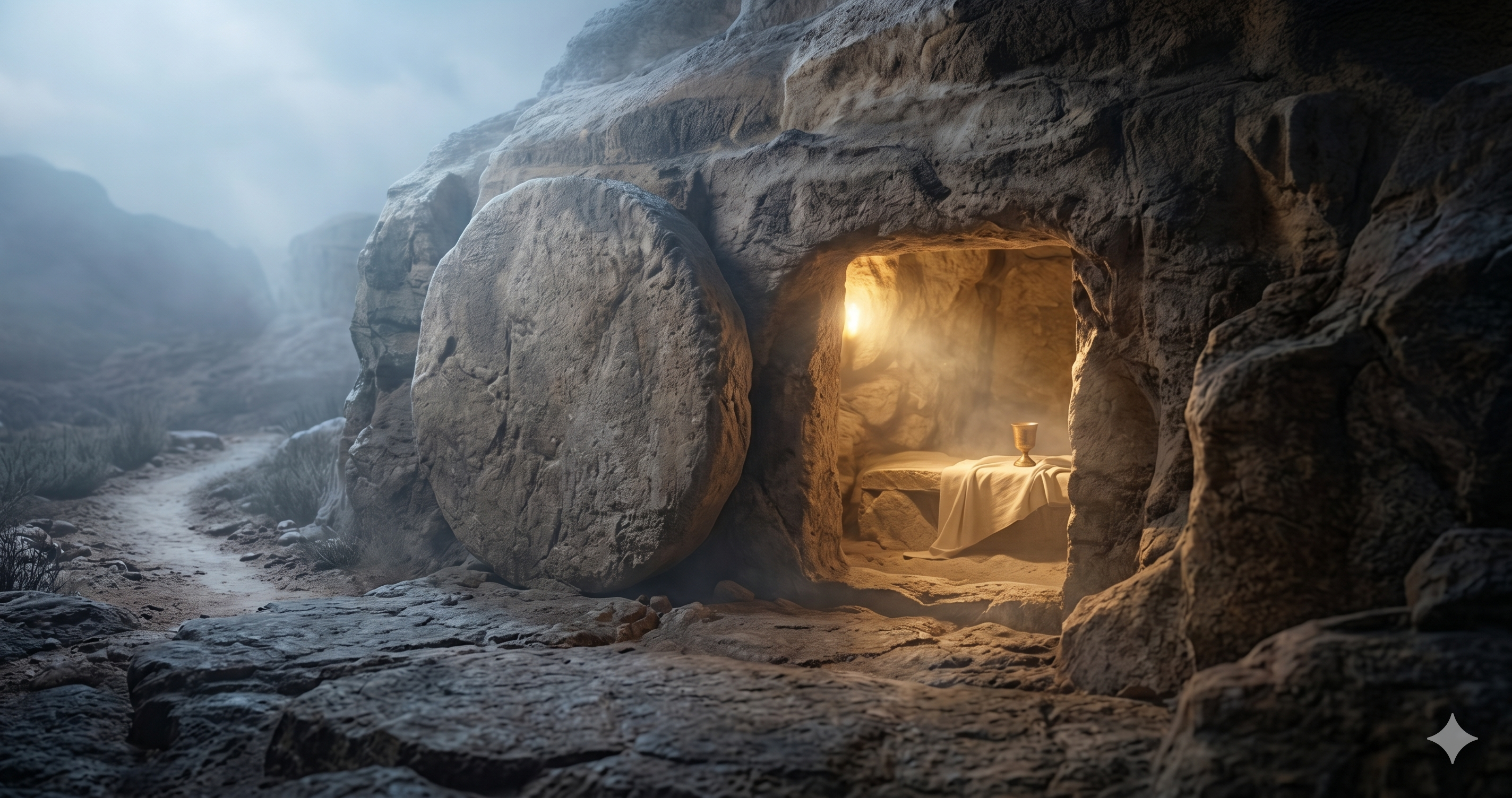 An ancient stone tomb at dawn — examining the historical evidence for the death and resurrection of Jesus Christ