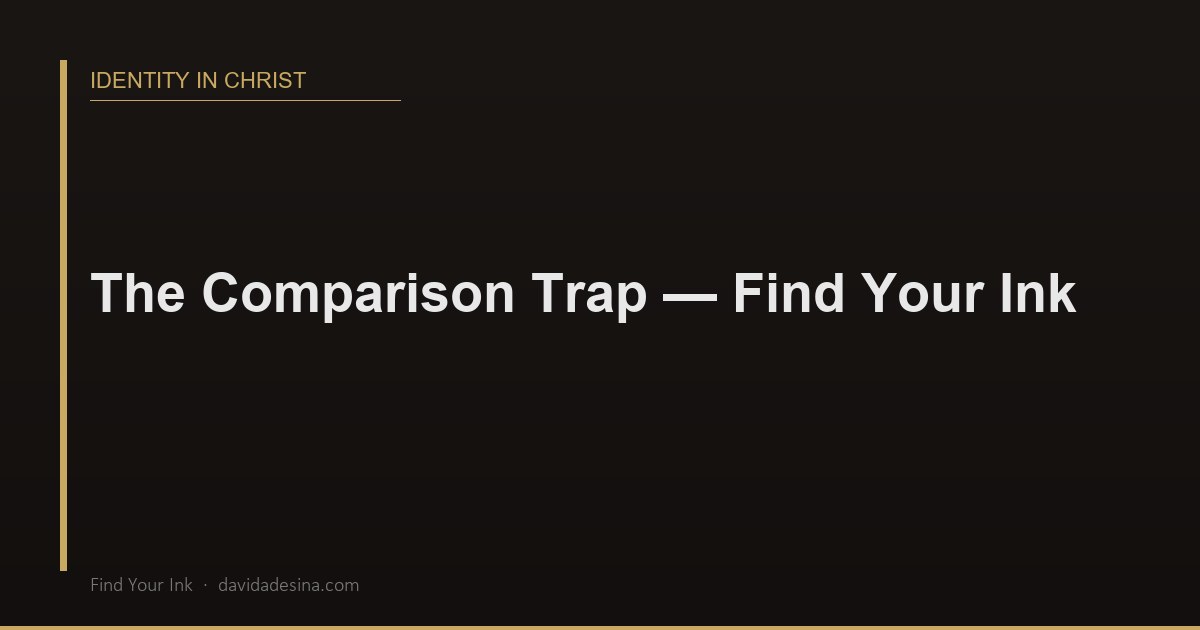 The Comparison Trap