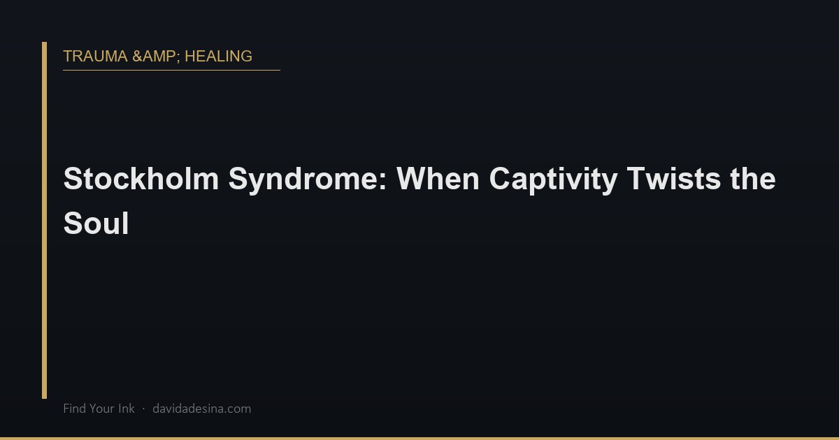 Chains with light breaking through — the spiritual picture of Stockholm Syndrome and freedom